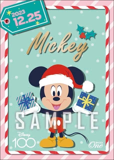 「Disney100×EPOCH-ONE 」全26種類のキャラクタークリスマスコレクションカードが発売決定！のサブ画像2