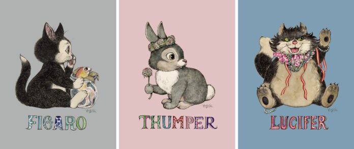 ディズニークラシック作品をモチーフにヒグチユウコが描く「Disney ARTIST COLLECTION by YUKO HIGUCHI」がディズニーストアに11月21日（火）より登場！のメイン画像