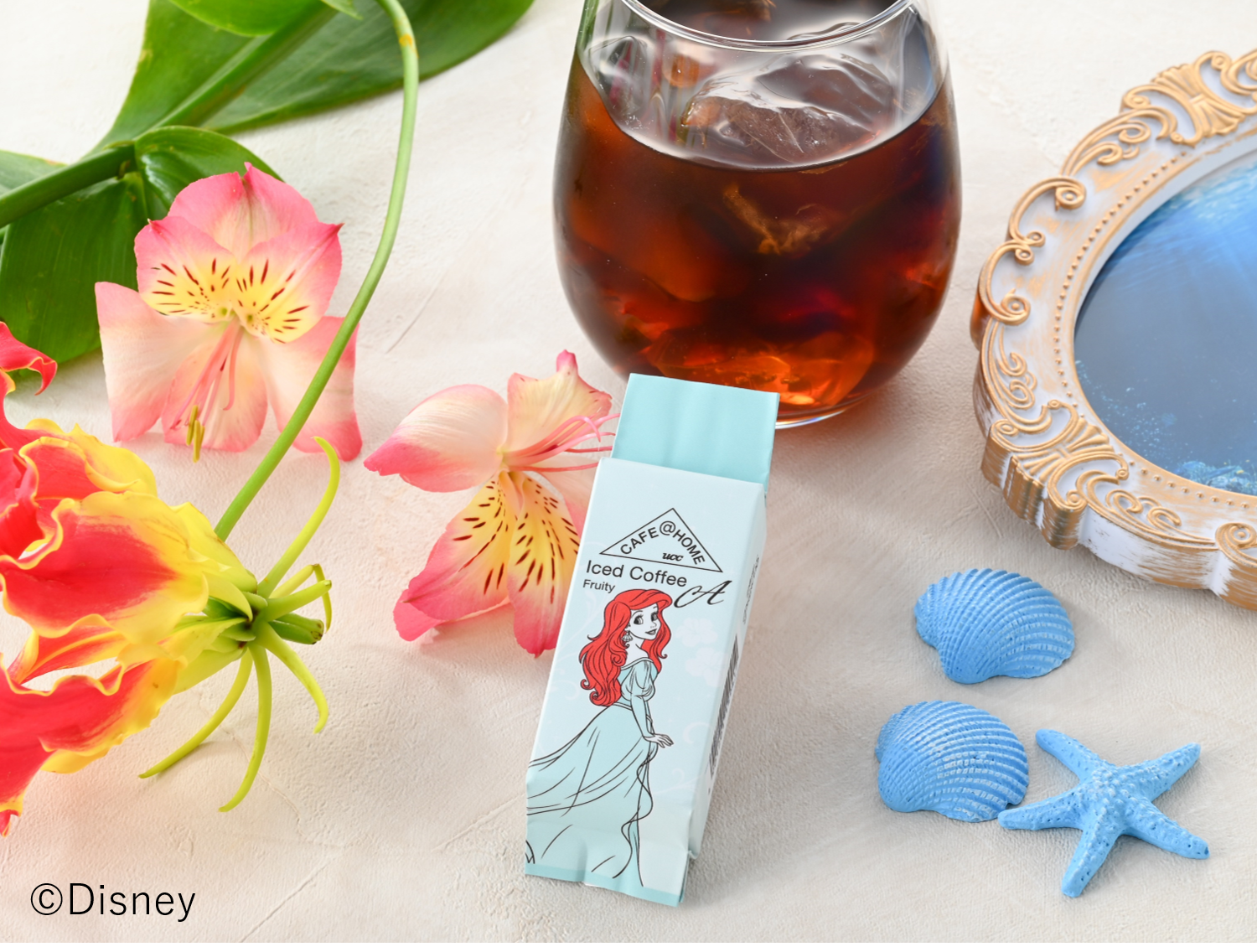 大好評につき、今年も販売！大人気のディズニープリンセス「アリエル」をイメージしたアイス用ドリップコーヒー2種が4月3日から期間限定で販売開始のサブ画像6