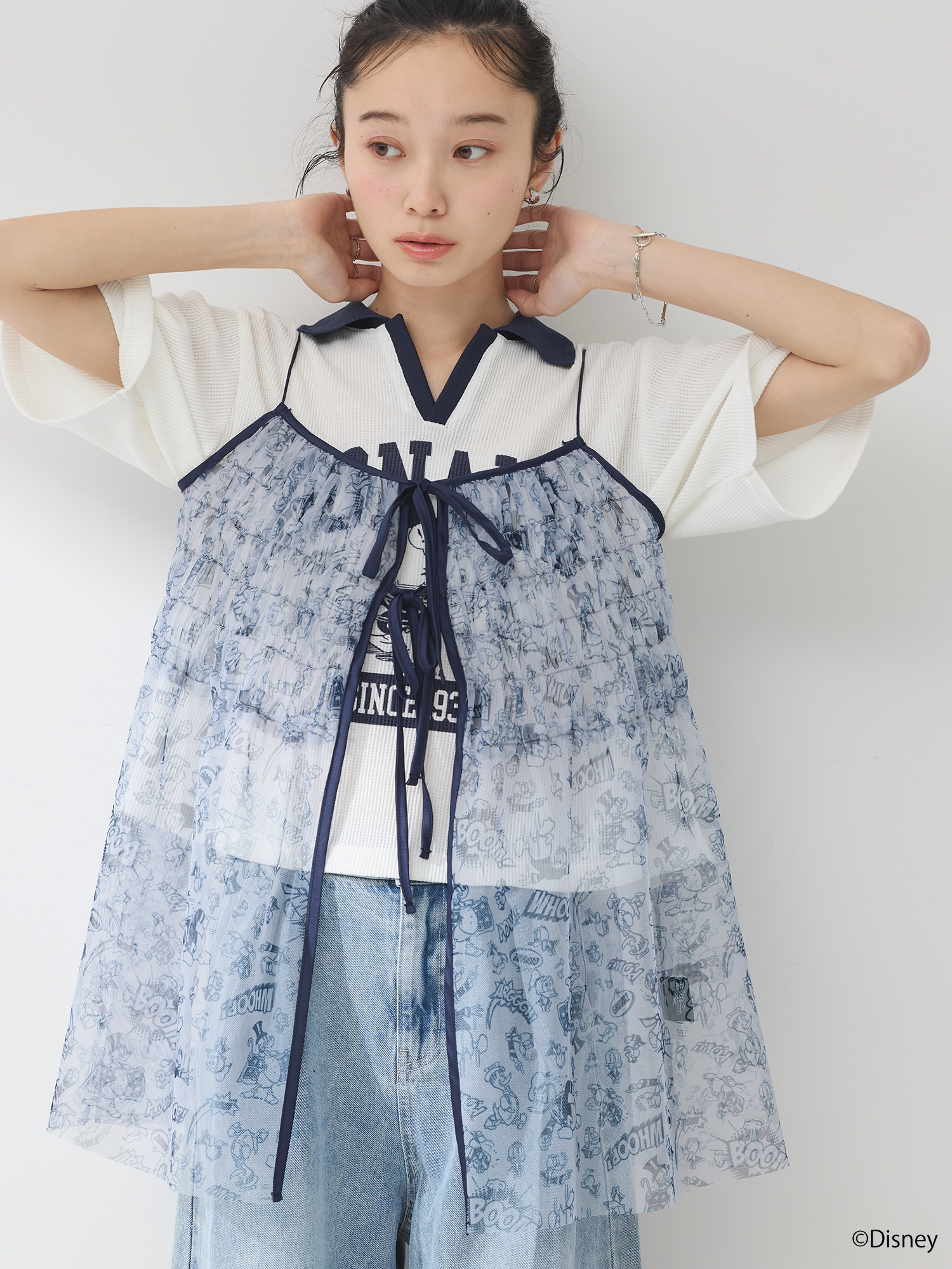【earth music&ecology】Disney Collectionより周年を記念した人気キャラクターが登場・「ドナルドダック」が主役のポップなサマーアイテムを6月7日(金)に発売のサブ画像2