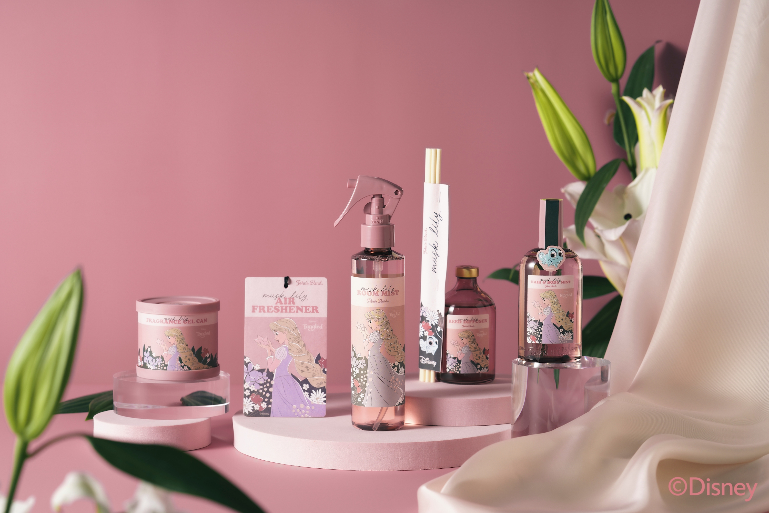 【John's Blend】⼈気のディズニープリンセス「ラプンツェル」が⼤⼈かわいく描かれた限定の香りが楽しめるフレグランスアイテムが5月1日（水）より先行予約開始！のサブ画像8