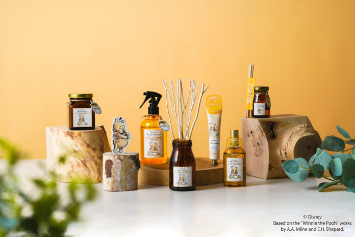 【John's Blend】くまのプーさんハチミツをイメージした限定フレグランス「MUSK HONEY 2024」が新登場！5月15日（水）より公式オンラインショップにて先行予約開始！のメイン画像