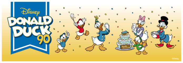 【DONALD DUCK 90TH ANNIVERSARY】E-COMEGROUPより90周年をお祝いした「ドナルドダック」のスペシャルアイテムが登場！のメイン画像