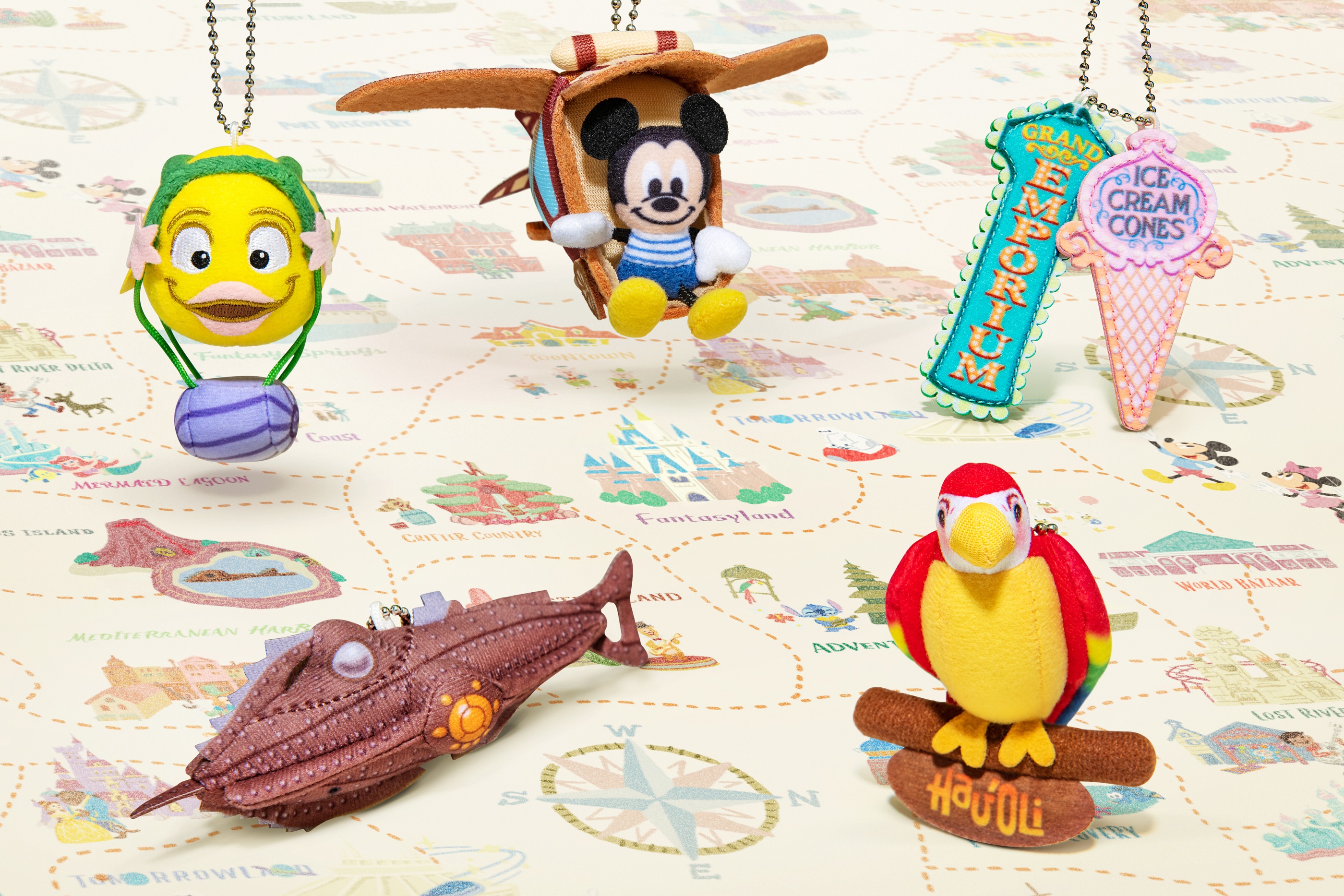 東京ディズニーリゾート（R）のパークのマップをモチーフにしたグッズが7月11日（木）に新登場！同デザインのフードスーベニアは7月1日（月）より販売開始のサブ画像5_©Disney
