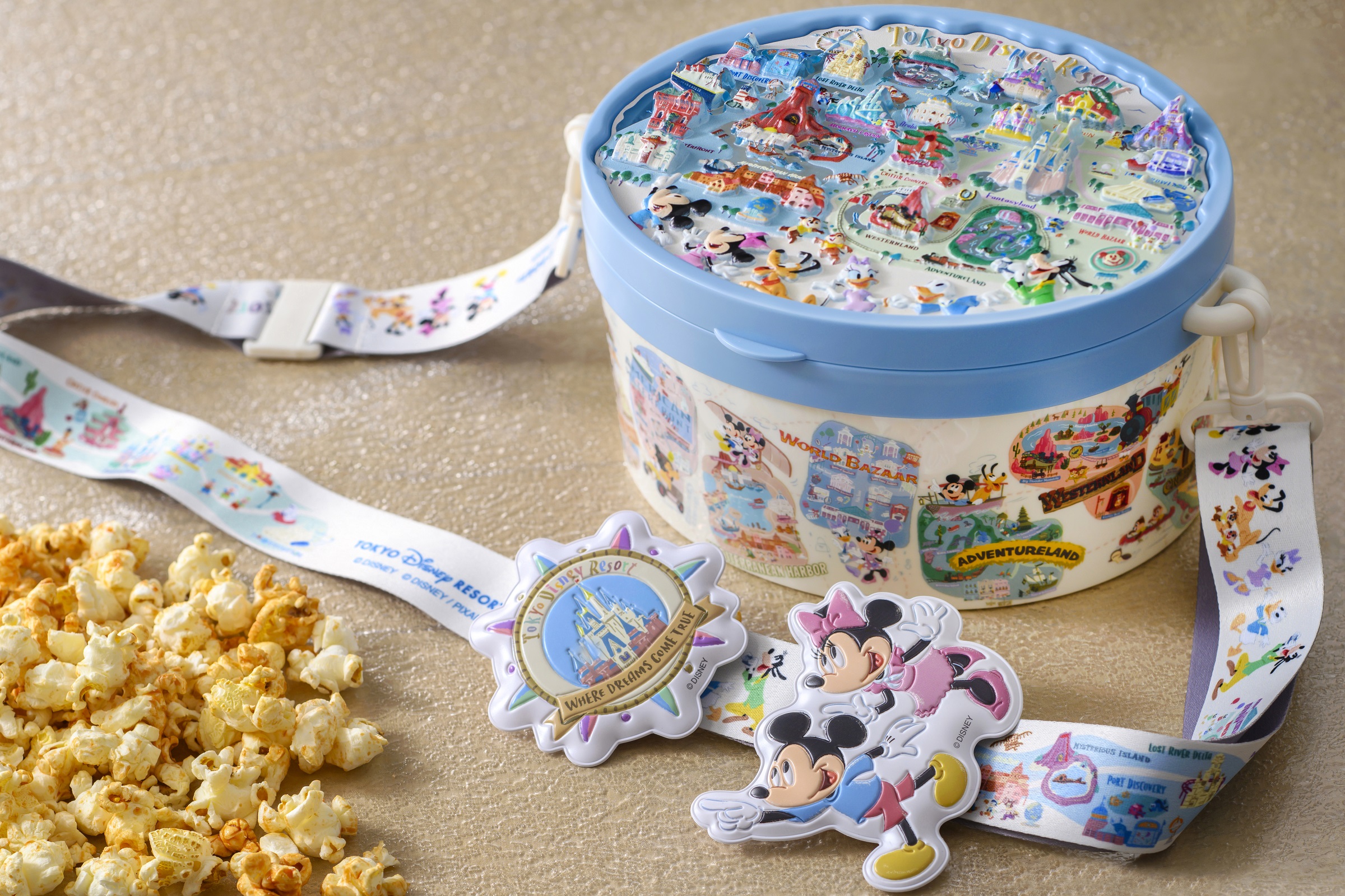 東京ディズニーリゾート（R）のパークのマップをモチーフにしたグッズが7月11日（木）に新登場！同デザインのフードスーベニアは7月1日（月）より販売開始のサブ画像9_©Disney
