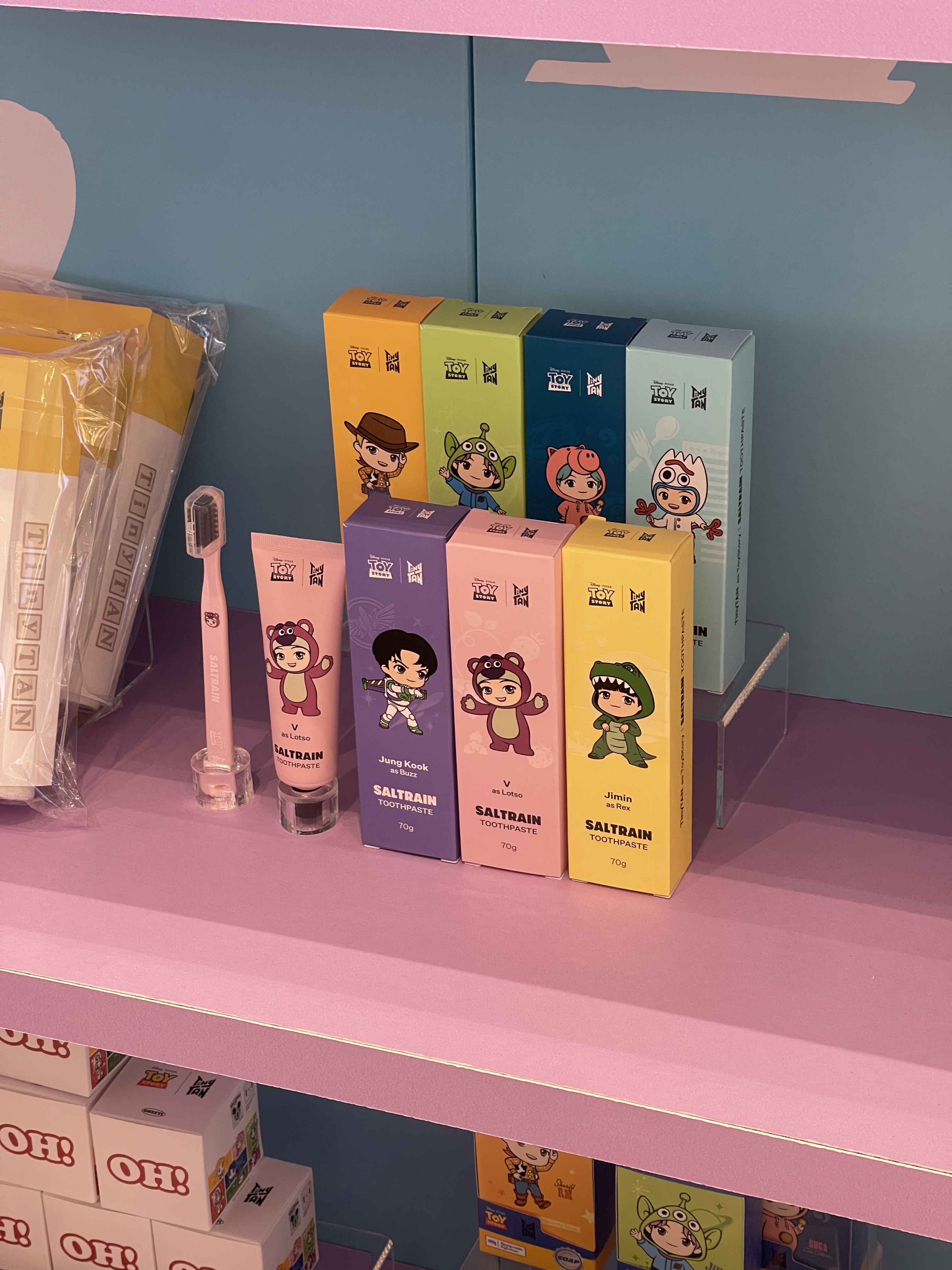 【BTSキャラクターTinyTAN】SALTRAIN (ソルトレイン)とトイストーリーとトリプルコラボしたデンタル製品発売】のサブ画像2