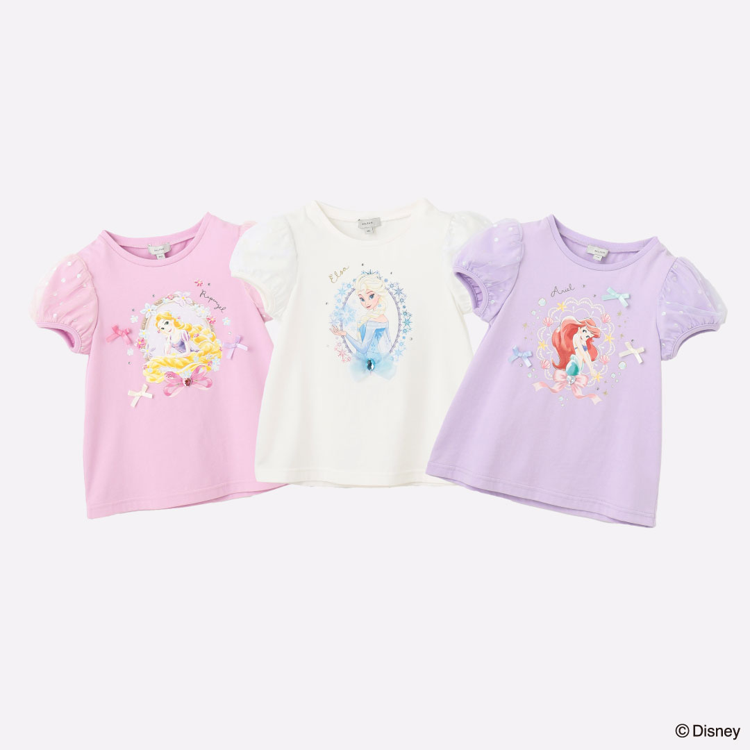 『any FAM』が人気のディズニープリンセス「エルサ」「アリエル」「ラプンツェル」デザインの子供服を、7月４日（木）発売のサブ画像2