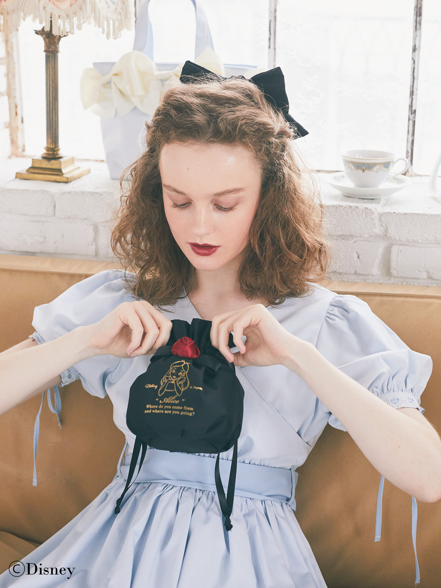 【Maison de FLEUR】「Disney Collection」より、名作『ふしぎの国のアリス』が登場！「アリス」をイメージしたカラーやリボンがポイントのアイテムを発売のサブ画像4