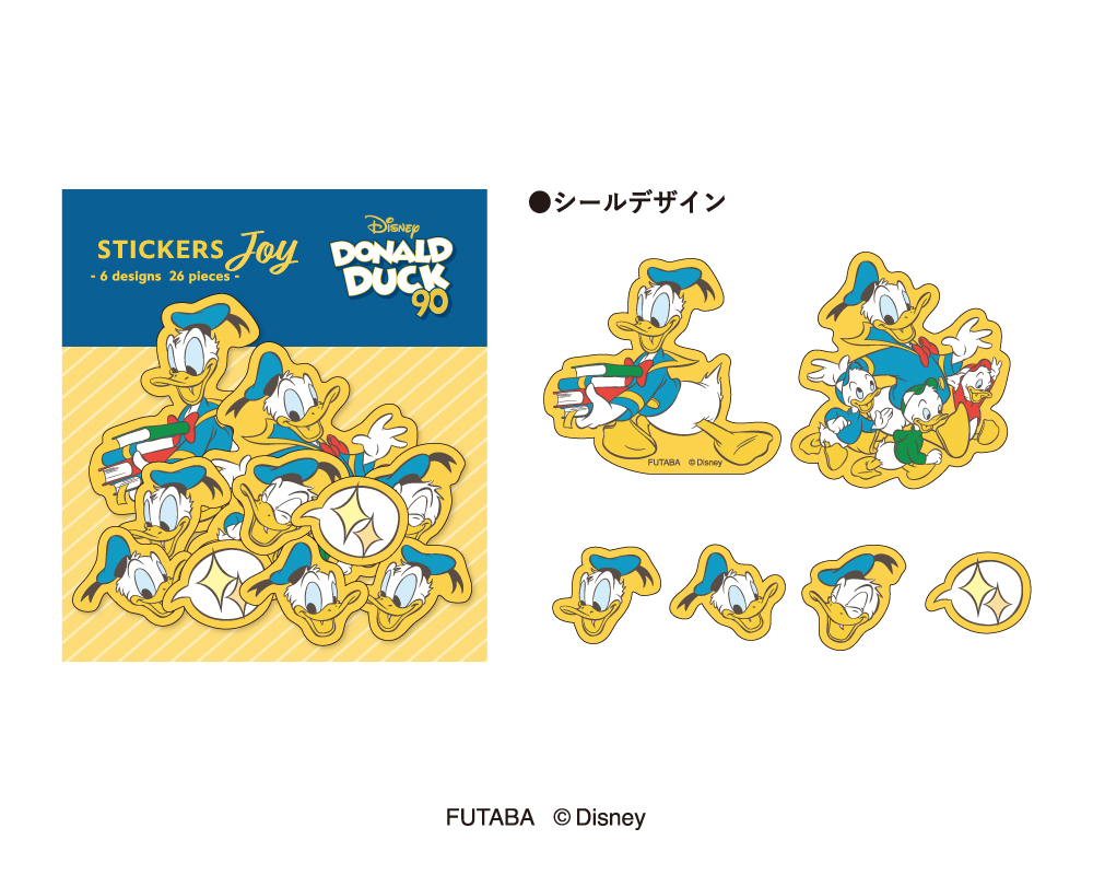 【新商品】「ドナルドダック 90th 喜怒愛楽ステーショナリー」販売開始のサブ画像2