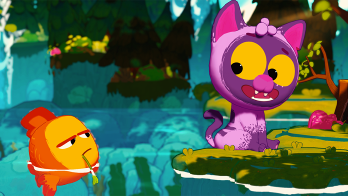 子猫と魚の冒険の旅を描いた協力アクションアドベンチャー『River Tails: Stronger Together』がNintendo Switchで登場！本日（７月４日）より配信開始！のメイン画像