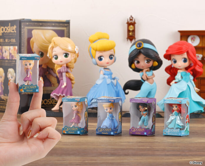 ディズニープリンセスの精巧なフィギュアをミニサイズに！ガシャポン®『Disney Q posket ミニチュアコレクション』！のメイン画像