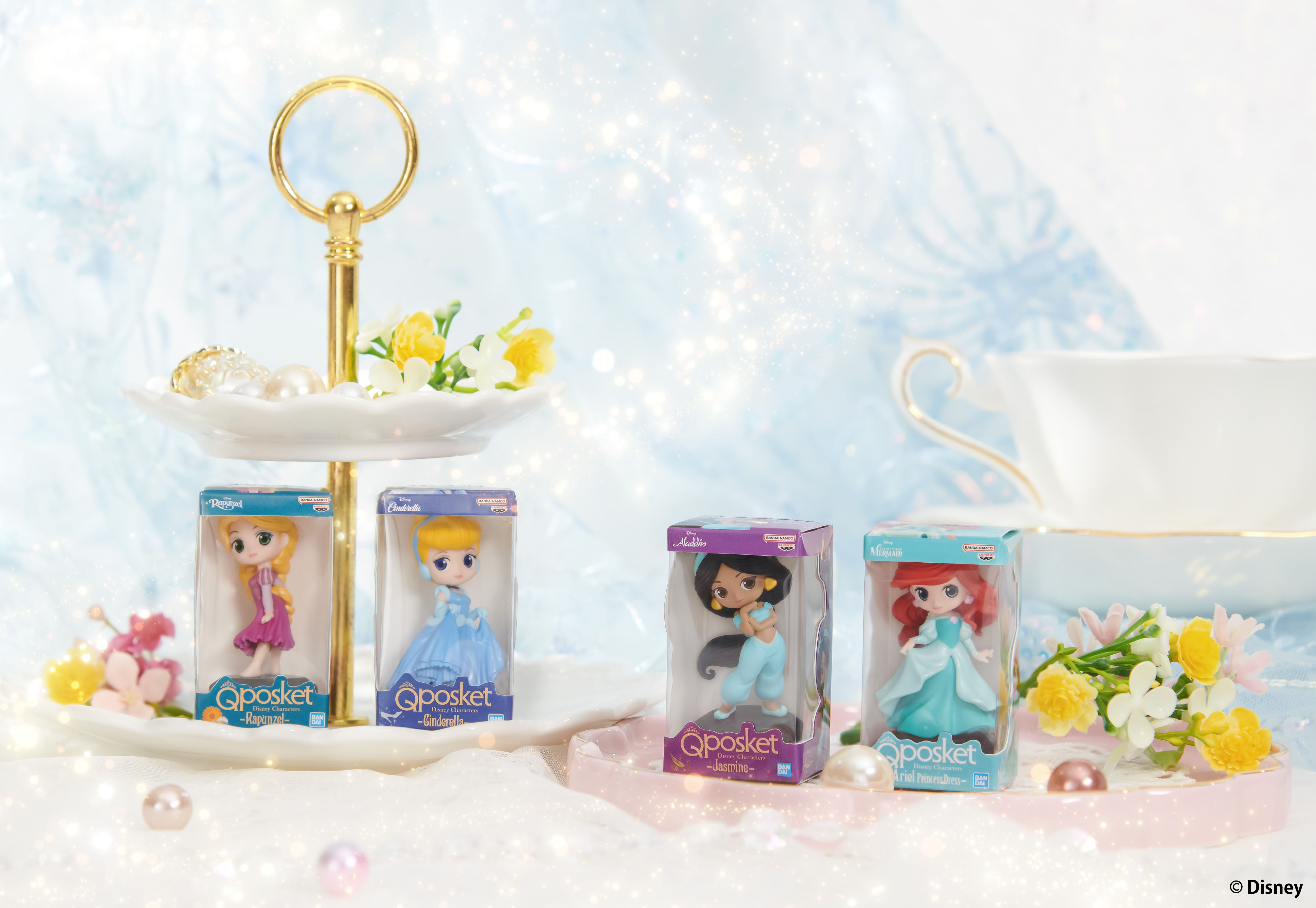ディズニープリンセスの精巧なフィギュアをミニサイズに！ガシャポン®『Disney Q posket ミニチュアコレクション』！のサブ画像2_イメージ