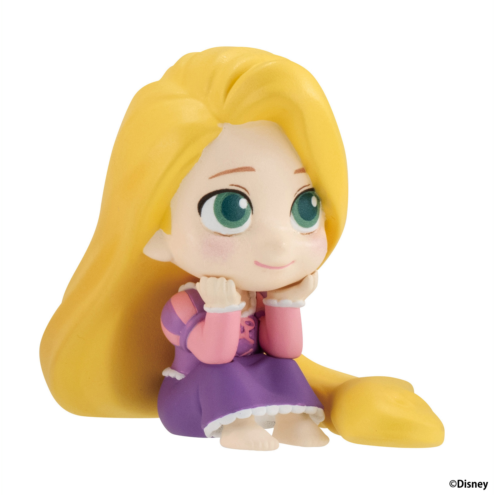 ディズニープリンセスたちがガシャポン®の人気シリーズ “まちぼうけ™” に初登場！のサブ画像2_① ラプンツェル