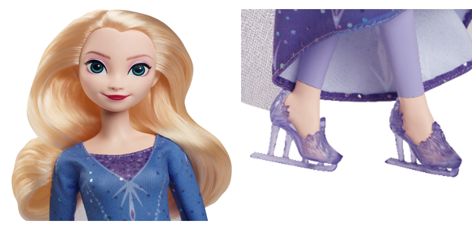 「アナと雪の女王」シリーズから初登場！膝が曲がり、ポーズをとって楽しめる「アナと雪の女王 エルサ・アナ(アイススケート)」が10月下旬より発売開始のサブ画像3