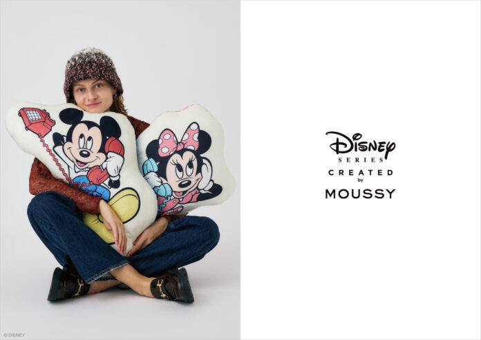 MOUSSY（マウジー）スペシャルコレクション「Disney SERIES CREATED by MOUSSY」より受注生産アイテム 第3弾が決定！モチモチな触り心地のクッションが登場！のメイン画像