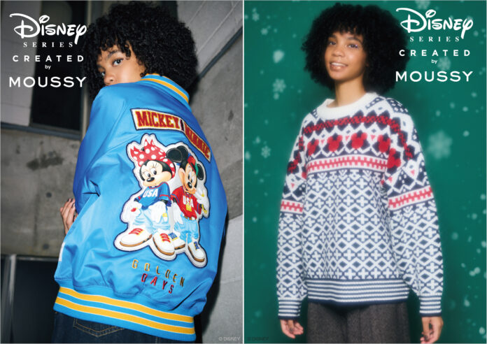 「Disney SERIES CREATED by MOUSSY」2024 HOLIDAY COLLECTIONが登場！11月6日(水)より発売開始。のメイン画像