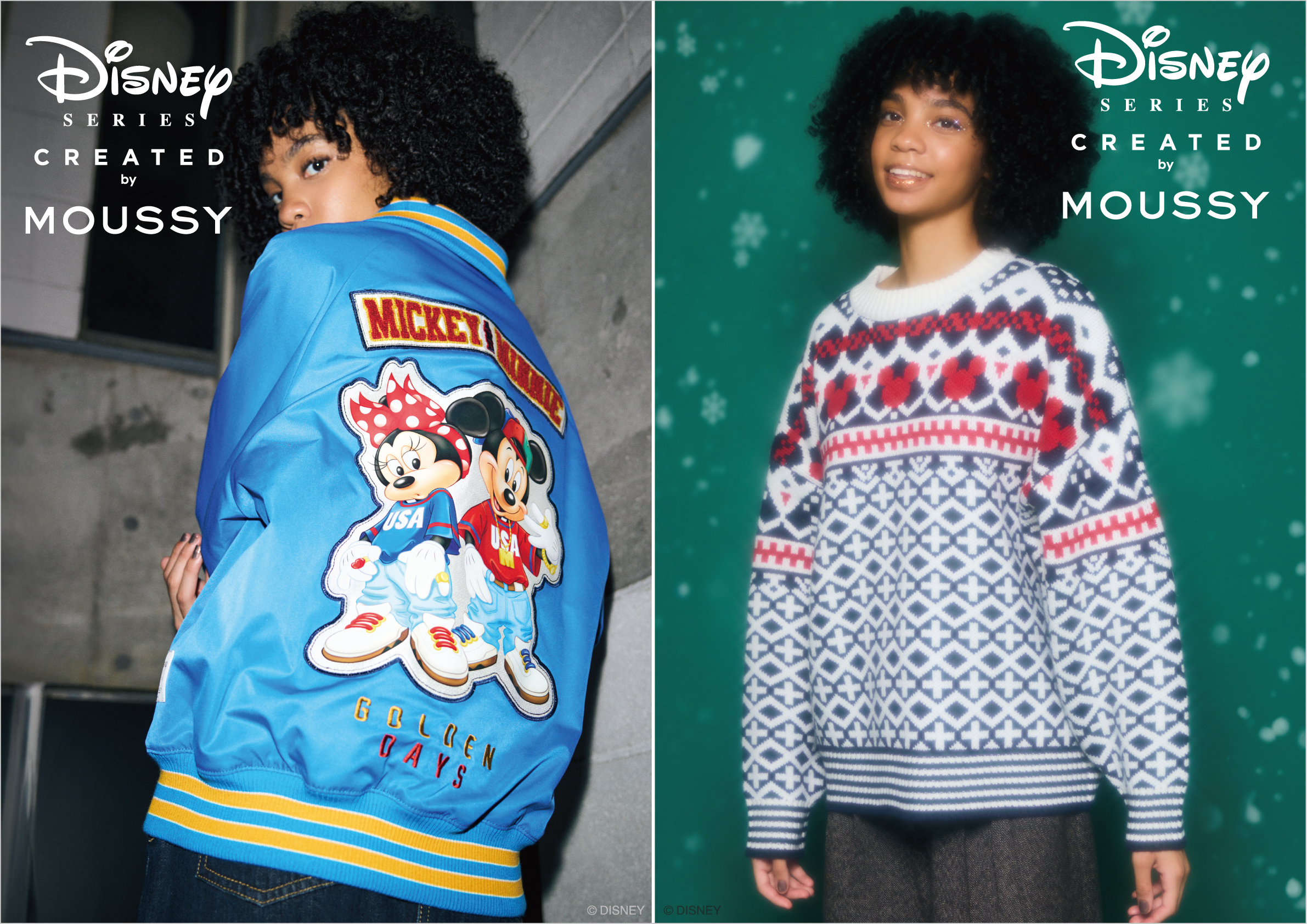 「Disney SERIES CREATED by MOUSSY」2024 HOLIDAY COLLECTIONが登場！11月6日(水)より発売開始。のサブ画像1