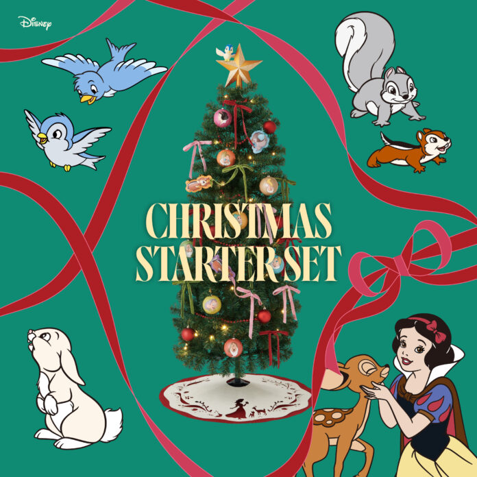 2024 Christmas item　ディズニー・アニメーション映画『白雪姫』がモチーフになったクリスマスツリー スターターセットを10月25日（金）より発売のメイン画像