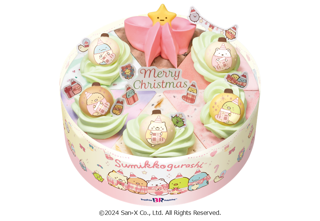 おいしさを選んだら、特別なクリスマスがはじまる「サーティワン クリスマスケーキ」2024年11月1日（金）～12月25日（水）のサブ画像5_すみっコぐらし クリスマス パレット６（シックス）