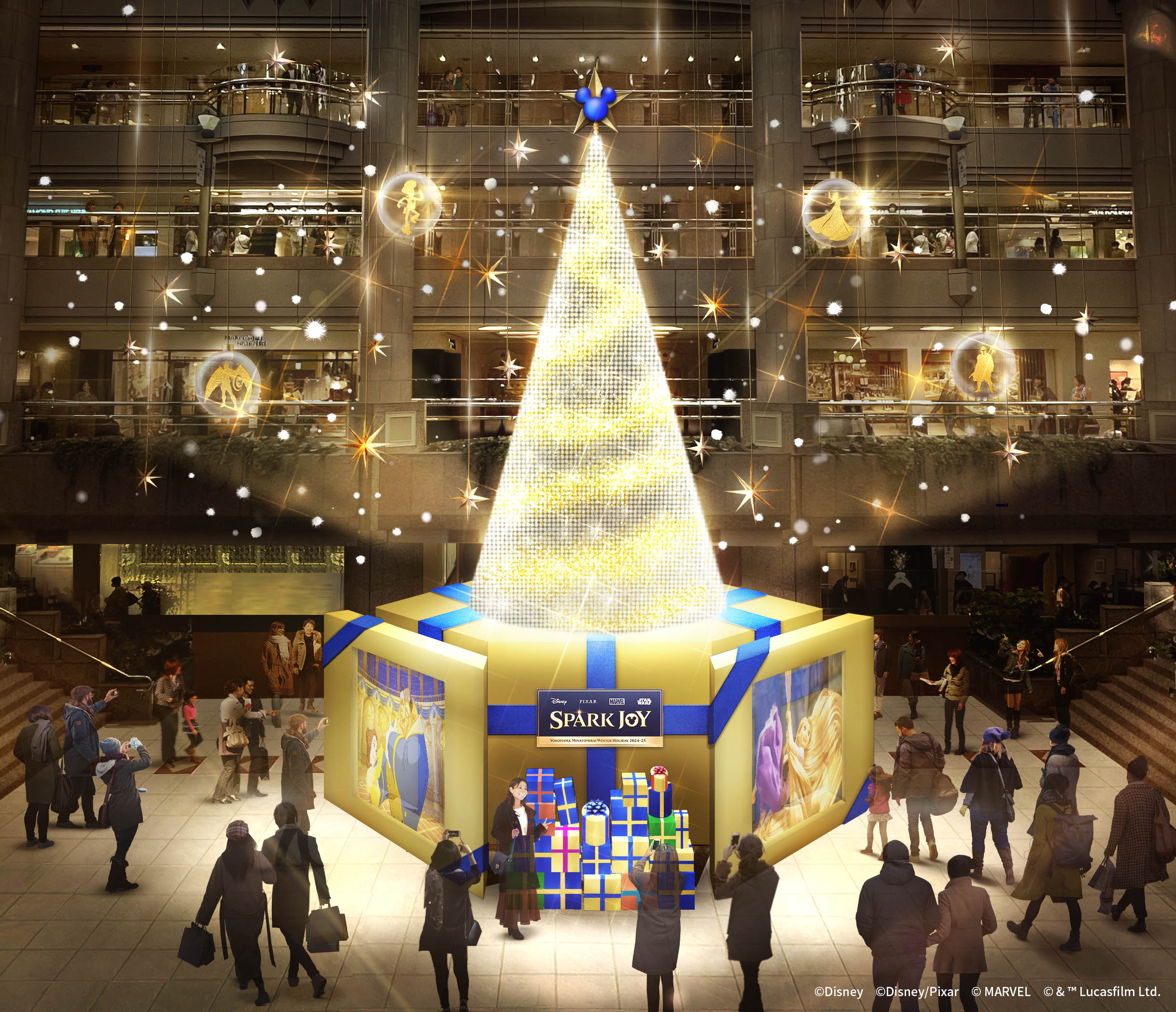 「ディズニー、ピクサー、マーベル、スター・ウォーズ」４つのブランドが奏でるみなとみらいの冬　YOKOHAMA MINATOMIRAI WINTER HOLIDAY 2024₋2025のサブ画像3