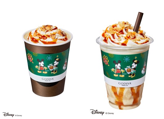ミッキーマウスとミニーマウスがデザインされたスリーブ付き！ゴディバ「アップルパイ ショコリキサー」のサブ画像2