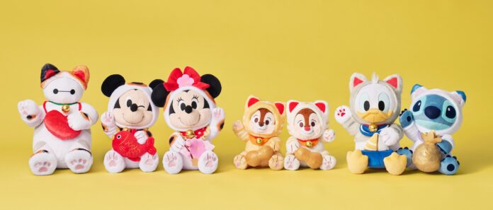 和風な猫のコスチュームを着たミッキーマウスたちのアイテムが登場！「迎春コレクション」をディズニーストアで1月1日（水）より順次発売のメイン画像