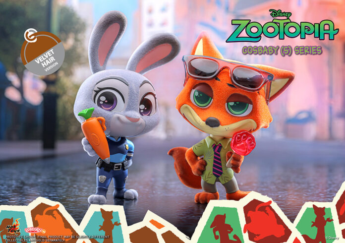 映画『ズートピア』のキャラクターたちが、ホットトイズの可愛いデフォルメフィギュアになって登場！のメイン画像