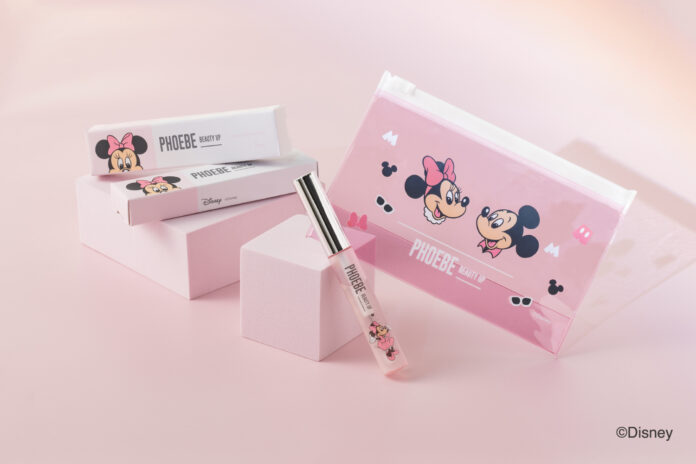 PHOEBE BEAUTY UPの人気No.1「まつ毛美容液」にミニーが描かれたディズニー限定デザインが登場！まつ毛がキュートなミニーと一緒に、あなたもぱっちり愛されまつ毛に。のメイン画像