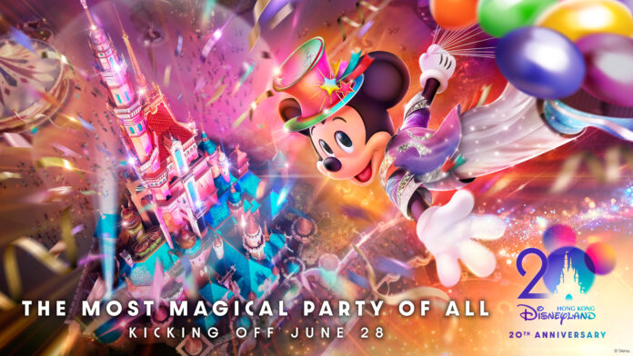 香港ディズニーランド・リゾート、20周年記念イベント「最高にマジカルなパーティー」が2025年6月28日（土）よりスタート！開宴に先駆け、ディズニーの仲間たちがレッドカーペットに登場！のメイン画像