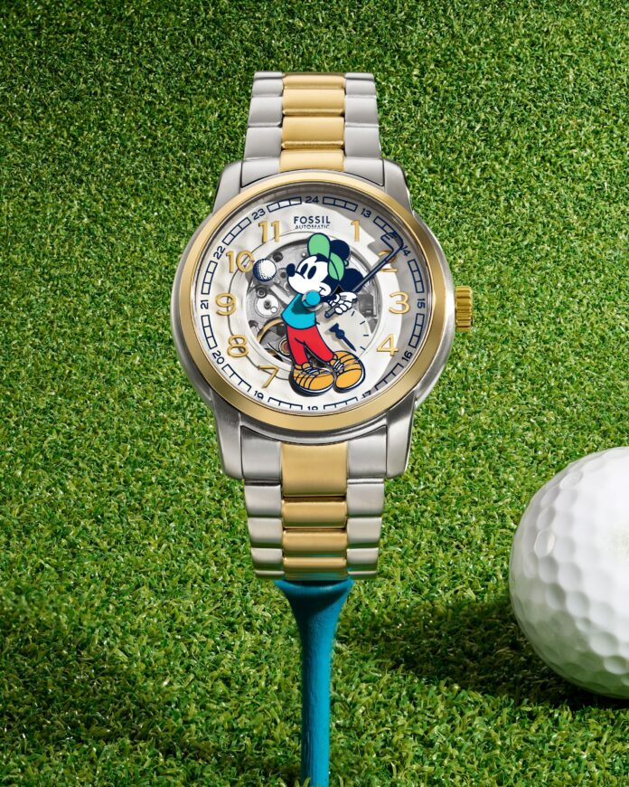 フォッシルより、ディズニー x フォッシル ミッキーマウス ゴルフウォッチを発売のメイン画像