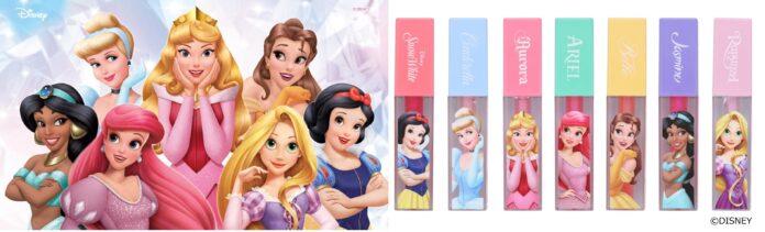 【イオン限定】ディズニープリンセスリップグロス全７種類を６月６日（金）新発売のメイン画像