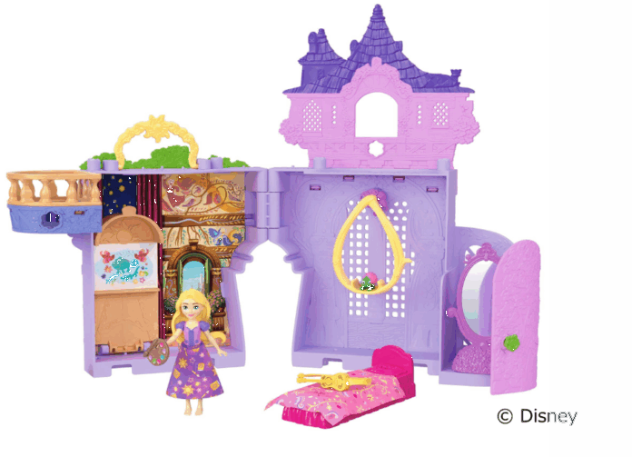 大人気ディズニープリンセス「かさねるおしろシリーズ！」から新商品登場！ 映画のシーンをもとに作られたプレイエリアが楽しめる「ディズニープリンセス　ラプンツェルと塔」が2025年6月中旬より発売開始！のメイン画像