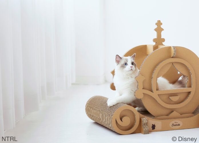 【発売日決定のご案内】ディズニー作品をモチーフとした「キャットソファ・キャットトイ」強化ダンボール製シリーズ 第二弾！のメイン画像