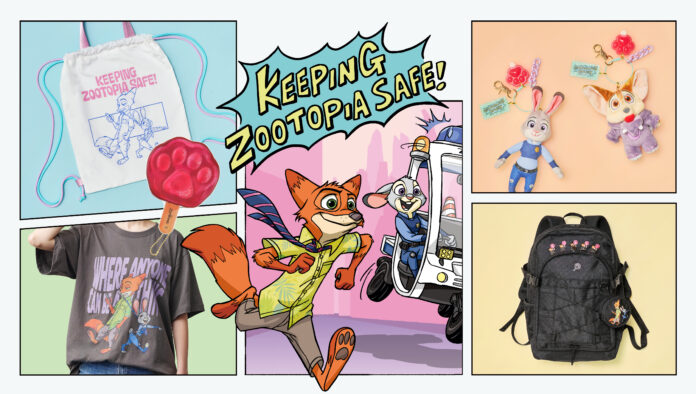 『ズートピア』のジュディやニックを“コミック風”アートに！ポップな新コレクション「ZOOTOPIA COMIC STYLE」をディズニーストアで8月8日（金）より順次発売のメイン画像