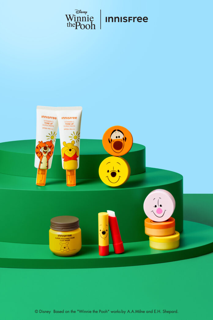 【INNISFREE】くまのプーさん × INNISFREE コレクション！人気アイテムたちの限定デザインが、8月29日（金）より数量限定で登場！のメイン画像