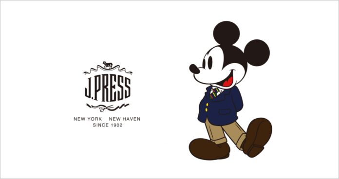 『J.PRESS』に「ミッキーマウス」デザインのアイテムが登場　時代を超えて愛されるアメリカンアイコンによる初のカプセルコレクションのメイン画像