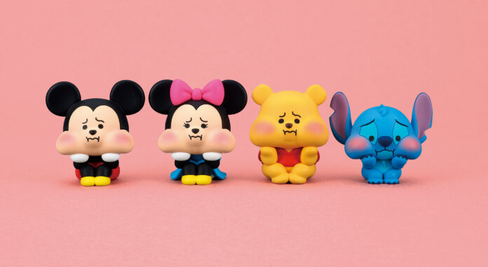 「困り顔×プクっと“ほっぺた”」の“すね顔”フィギュアシリーズがガチャ®で登場！　『ディズニーキャラクター すねてマス フィギュアコレクション そのいち』のメイン画像