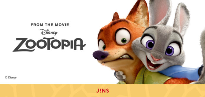 毎日に寄り添う、最高の“バディ”になるアイウエア「JINS / Disneyモデル」より『ズートピア』デザイン10月9日（木）発売のメイン画像