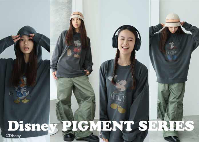 E-COMEGROUPより、『DISNEY』 CHARACTERS PIGMENT APPAREL SERIESが発売！のメイン画像