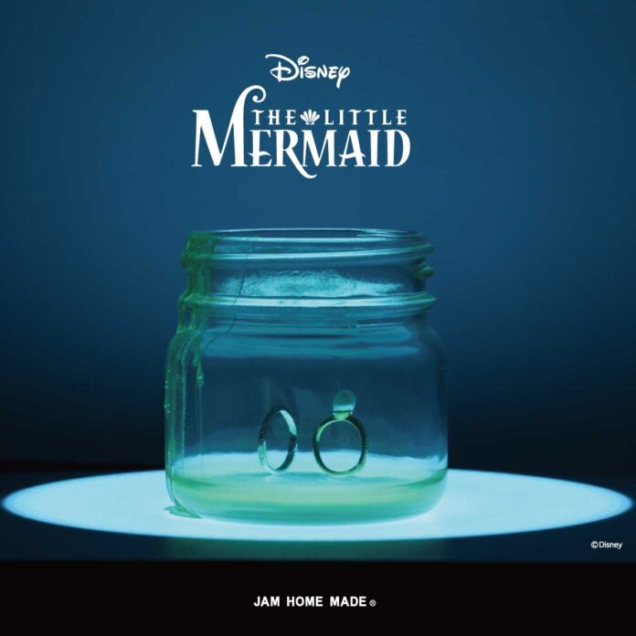2025 秋冬、JAM HOME MADEのDISNEY新作第2弾！ジャム瓶ラッピングの90Sテイストのプリンセスコレクション！！『リトル・マーメイド』『美女と野獣』『アラジン』のアクセサリー。のメイン画像