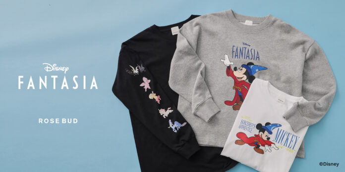 ディズニー・アニメーション映画『ファンタジア』のカプセルコレクションが、ROSE BUDより登場。のメイン画像