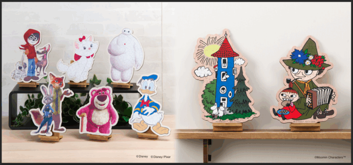 木製ジグソーパズル「WOODY PUZZLE LigMe(リグミー)」ディズニー、ムーミン全8種が2025年11月下旬に株式会社やのまんから発売されますのメイン画像