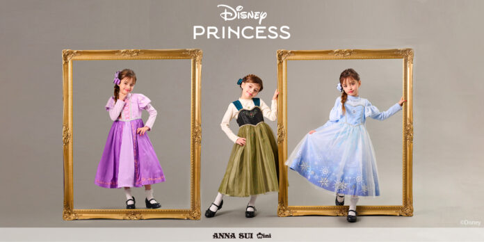 ANNA SUI miniより１年を通してプリンセス気分を満喫できる♪『アナと雪の女王』『塔の上のラプンツエル』とのなりきりドレスが登場！のメイン画像