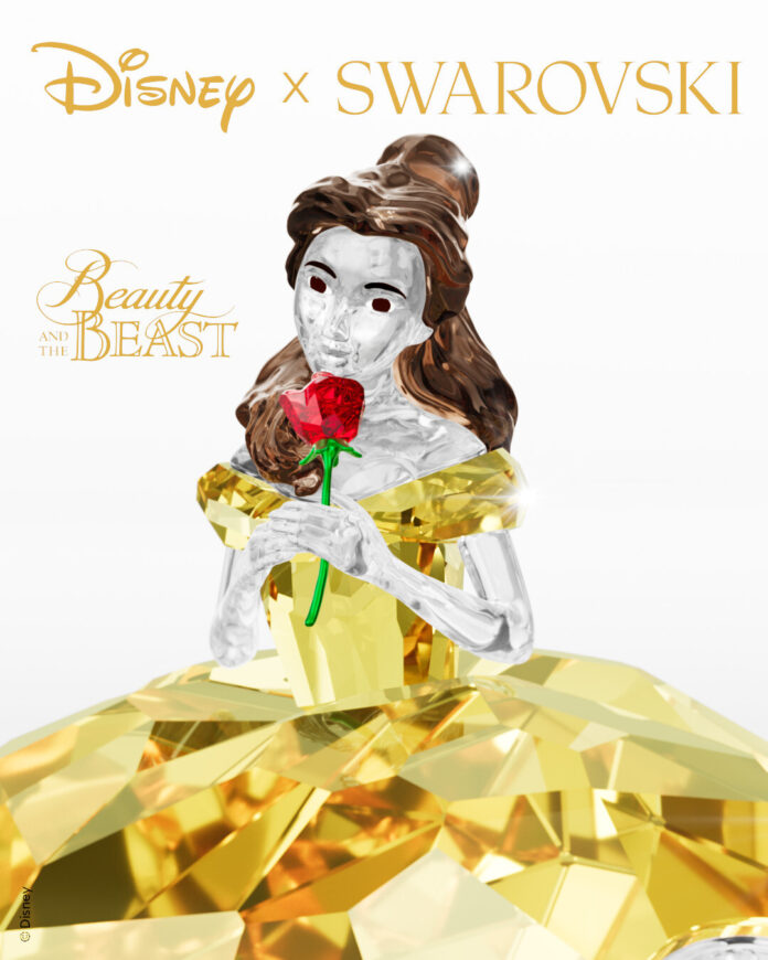 Disney と Swarovski、『美女と野獣』新作オブジェを発表のメイン画像