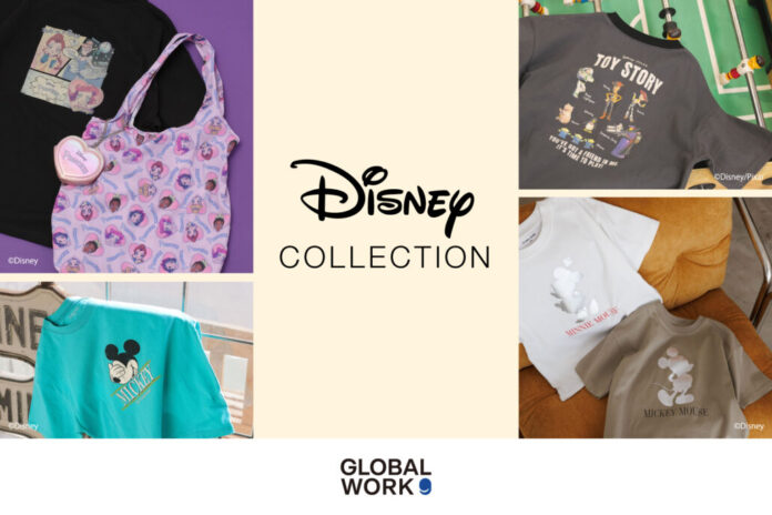 【GLOBAL WORK】累計販売数160万枚超！KIDSで毎年人気のTシャツ「ヘビロッTEE」から80’sレトロをテーマにしたディズニー＆ピクサーのスペシャルコレクションが発売！のメイン画像
