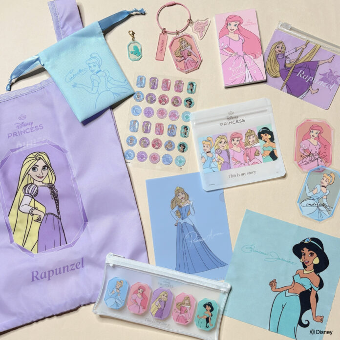 【キャンドゥ】パステルカラーで彩られたディズニープリンセスの商品が登場！のメイン画像