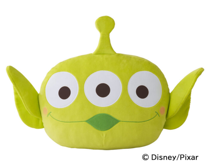 『トイ・ストーリー』シリーズでおなじみの「エイリアン」がいろんなお顔で集合 「エイリアン」のクッションとマスコットがナムコ限定で登場　2026年4月24日(金)より展開！のメイン画像