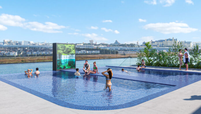 【期間限定キャンペーン】4/25〜7/17宿泊者全員対象 プール利用料無料＆K6ディナーでピザ1枚無料｜Premium hotel MONday 舞浜ビューⅠインフィニティプール 4/25 OPEN！のメイン画像