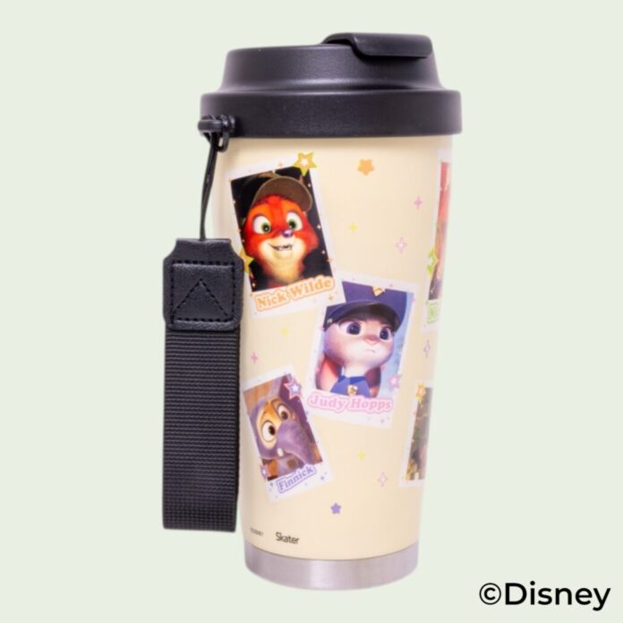 【ディズニー ズートピア】思い出のシーンを持ち歩く！便利なストラップ付きイージータンブラーがスケーターから登場のメイン画像