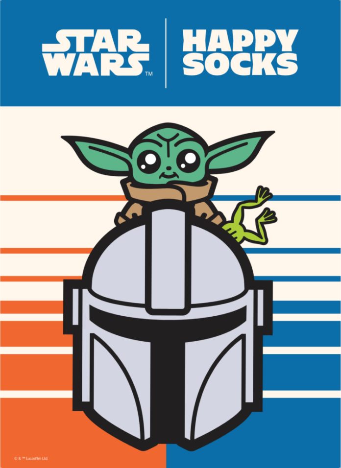 【STAR WARS™ × Happy Socks】待望の新作コレクションが5月1日(金)発売！「マンダロリアン＆グローグー」「アソーカ・タノ」をあしらったソックスが登場！のメイン画像